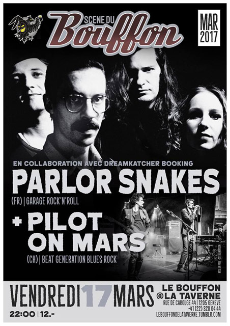 Parlor Snakes + Pilot on Mars